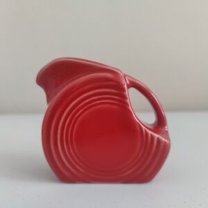 NWT - Fiesta - Small Disc Pitcher - Scarlet